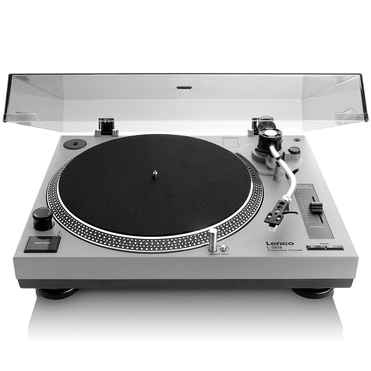 Lenco L-3810 Direct-Drive Turntable w/ Pinch Control