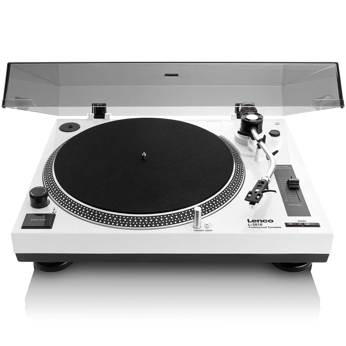Lenco L-3810 Direct-Drive Turntable w/ Pinch Control