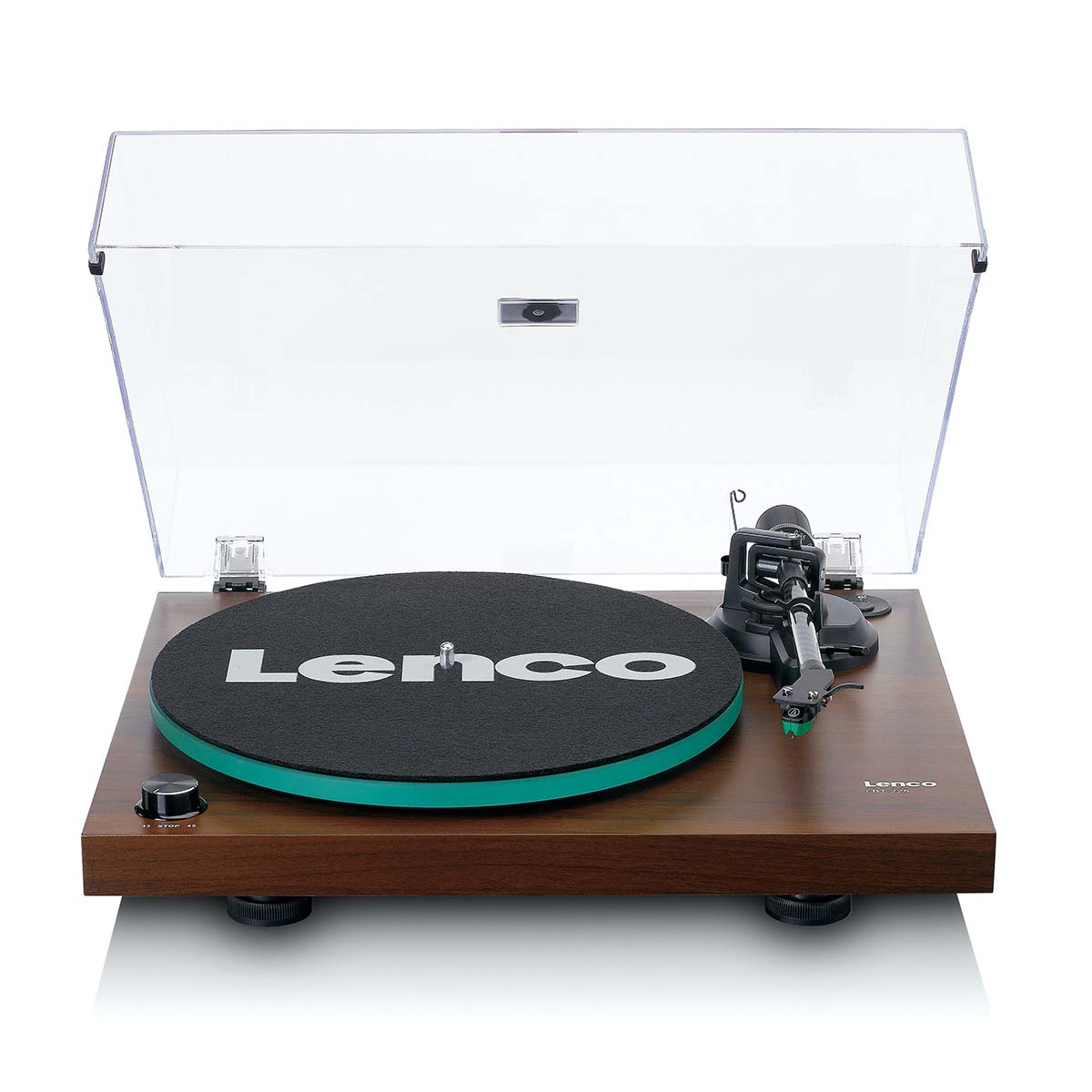 Lenco LBT-225 Bluetooth Turntable w/ Glass Platter and AT-VM95E Cartridge