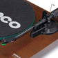 Lenco LBT-225 Bluetooth Turntable w/ Glass Platter and AT-VM95E Cartridge
