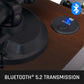 Lenco LBT-225 Bluetooth Turntable w/ Glass Platter and AT-VM95E Cartridge