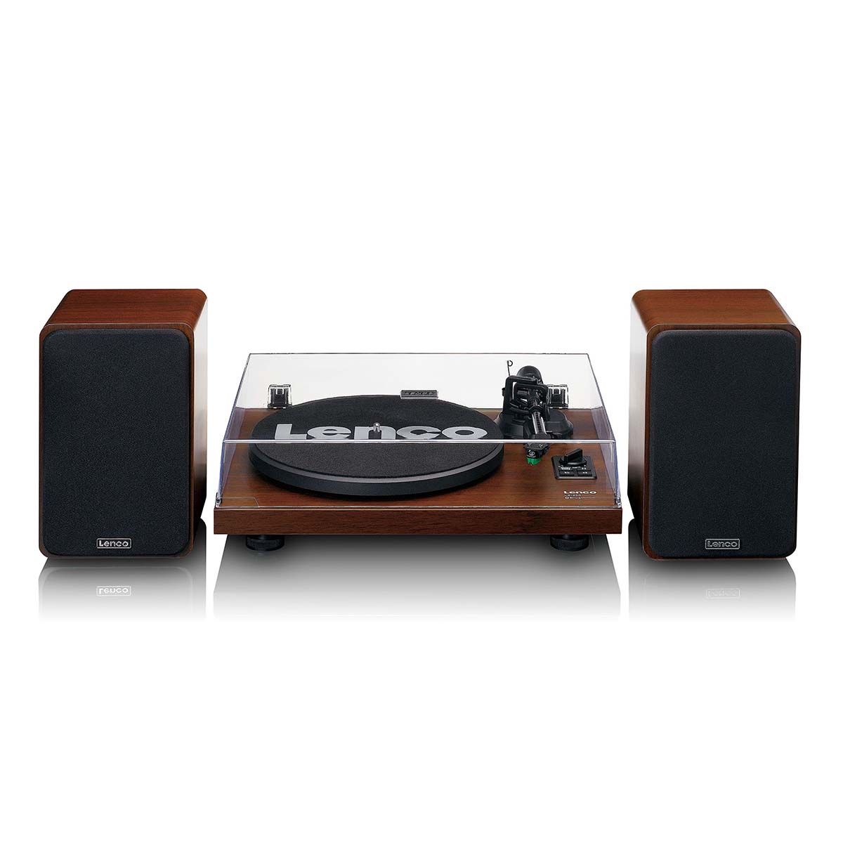 Lenco LS-600 Turntable w/ Built-In Amplifier, Bluetooth, and Speakers