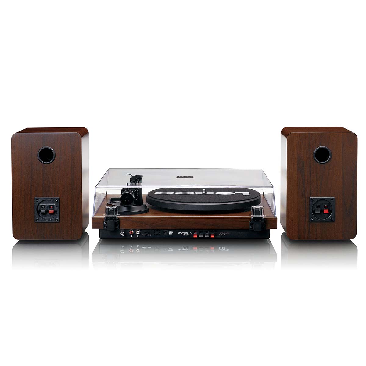 Lenco LS-600 Turntable w/ Built-In Amplifier, Bluetooth, and Speakers