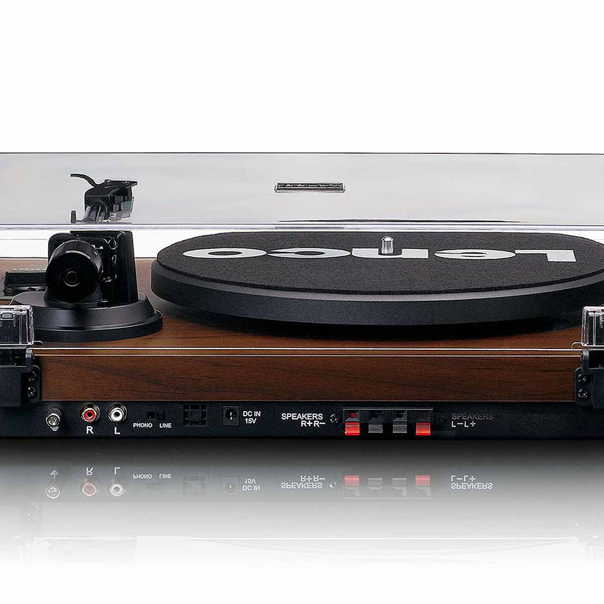 Lenco LS-600 Turntable w/ Built-In Amplifier, Bluetooth, and Speakers