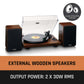 Lenco LS-600 Turntable w/ Built-In Amplifier, Bluetooth, and Speakers