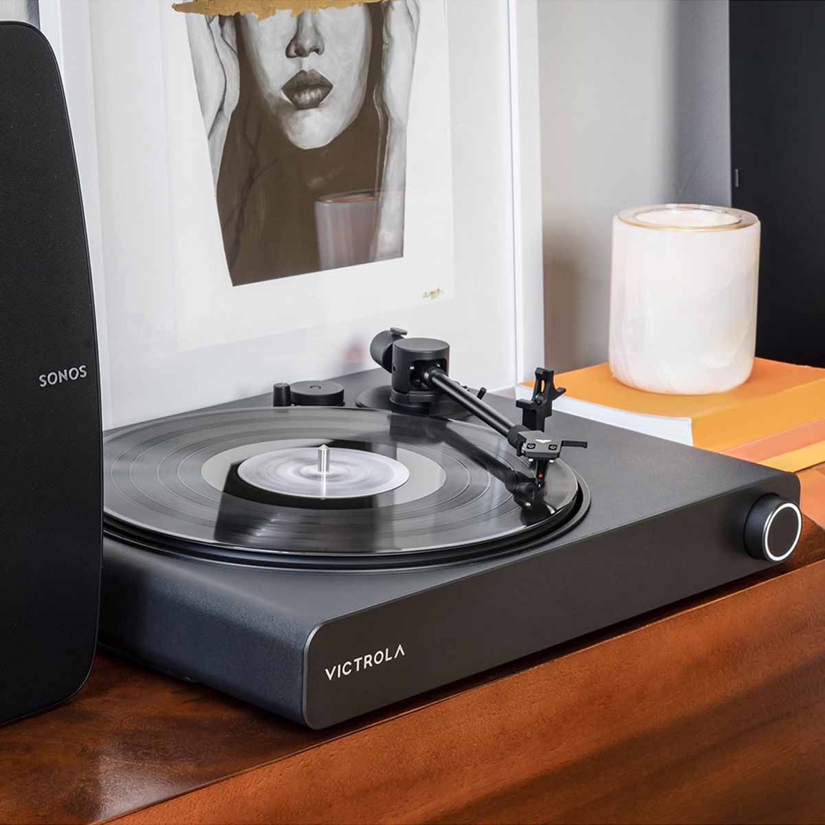 Victrola Stream Onyx Wi-Fi Streaming Turntable