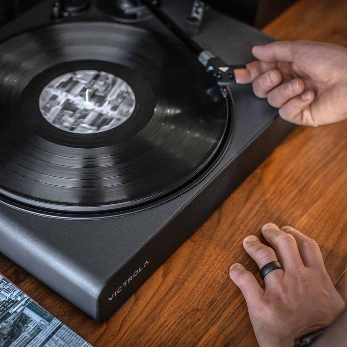 Victrola Stream Onyx Wi-Fi Streaming Turntable