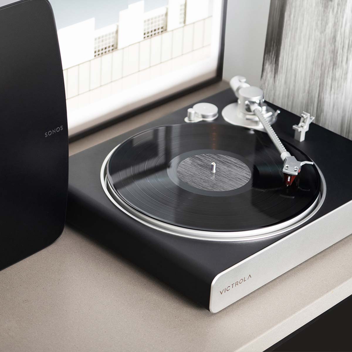 Victrola Stream Carbon Wi-Fi Streaming Turntable